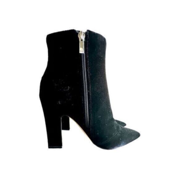 NIB -Marc Fisher Black Mayae Pointed Toe Sculpted 4.5” Heel Bootie - Size 9.5 - Picture 1 of 8